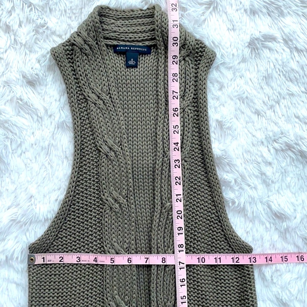 Knit Grey Bohemian Cardigan BANANA REPUBLIC - Picture 3 of 3